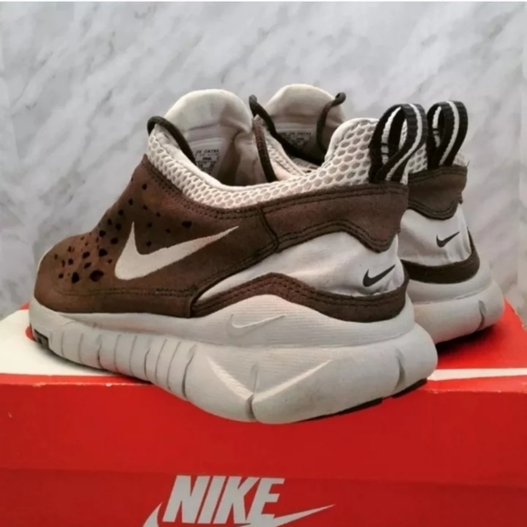Nike Free Trail 5.0 Size 9 running shoes mocha brown 311115-211 skeleton foot - Picture 4 of 7